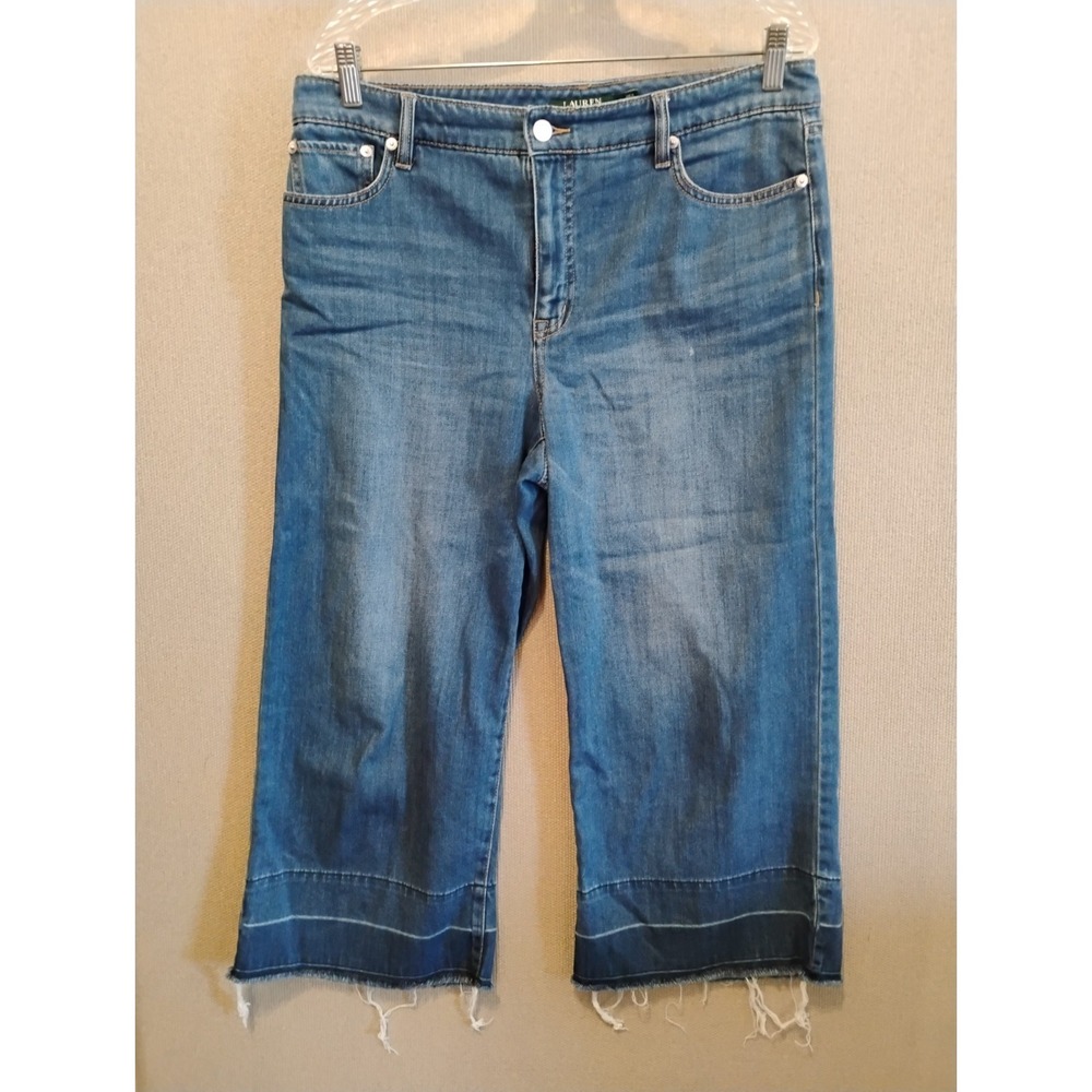 Lauren Ralph Lauren Capri Jeans Size 12 34x23 & 11" Rise